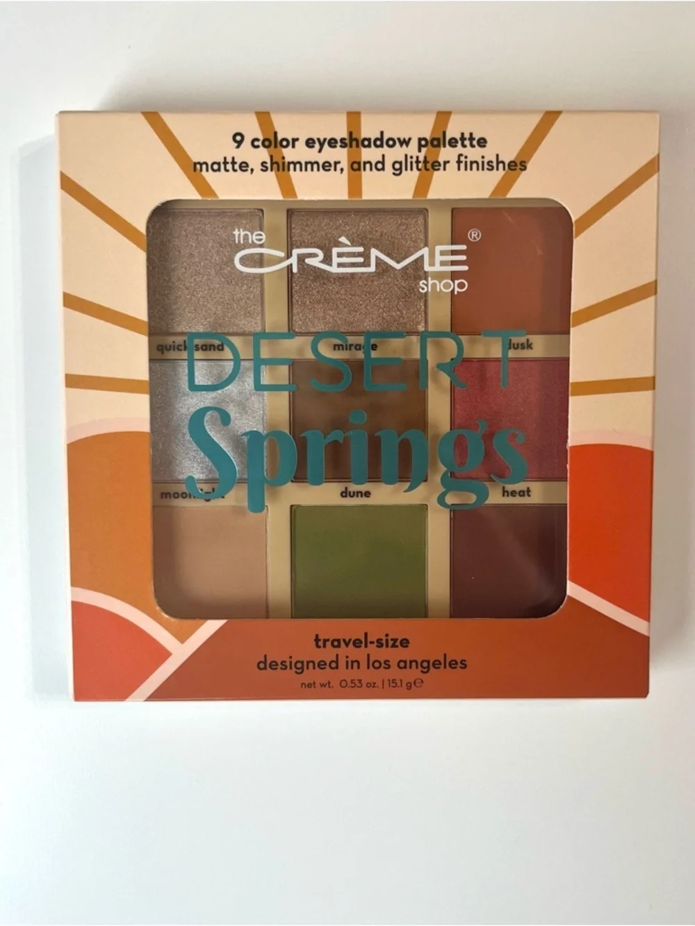 The Crème Shop Desert Springs Eyeshadow Palette NWT